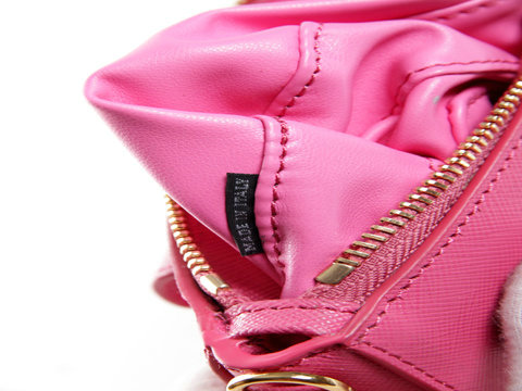 2014 Prada saffiano calfskin Mini Bag BT0834 rose - Click Image to Close